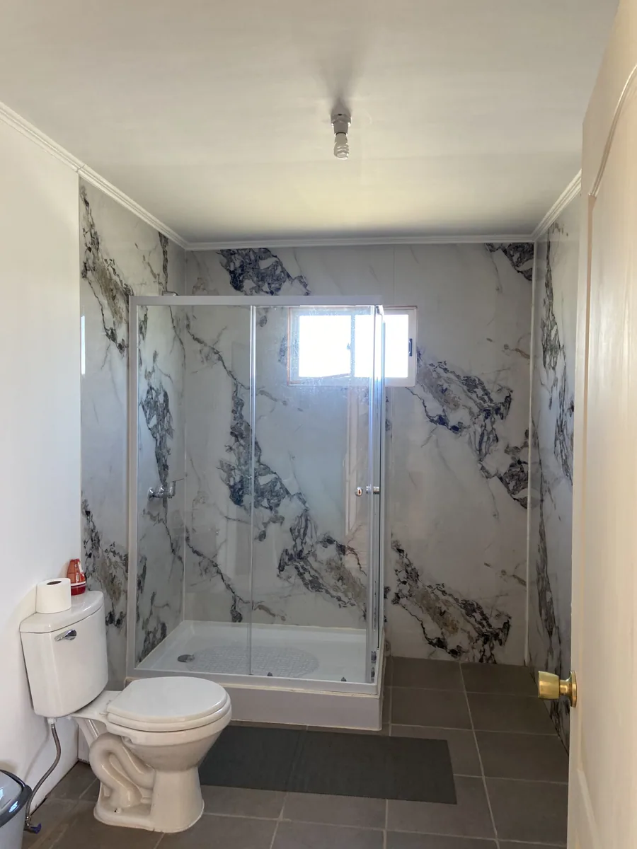Baño de la cabaña